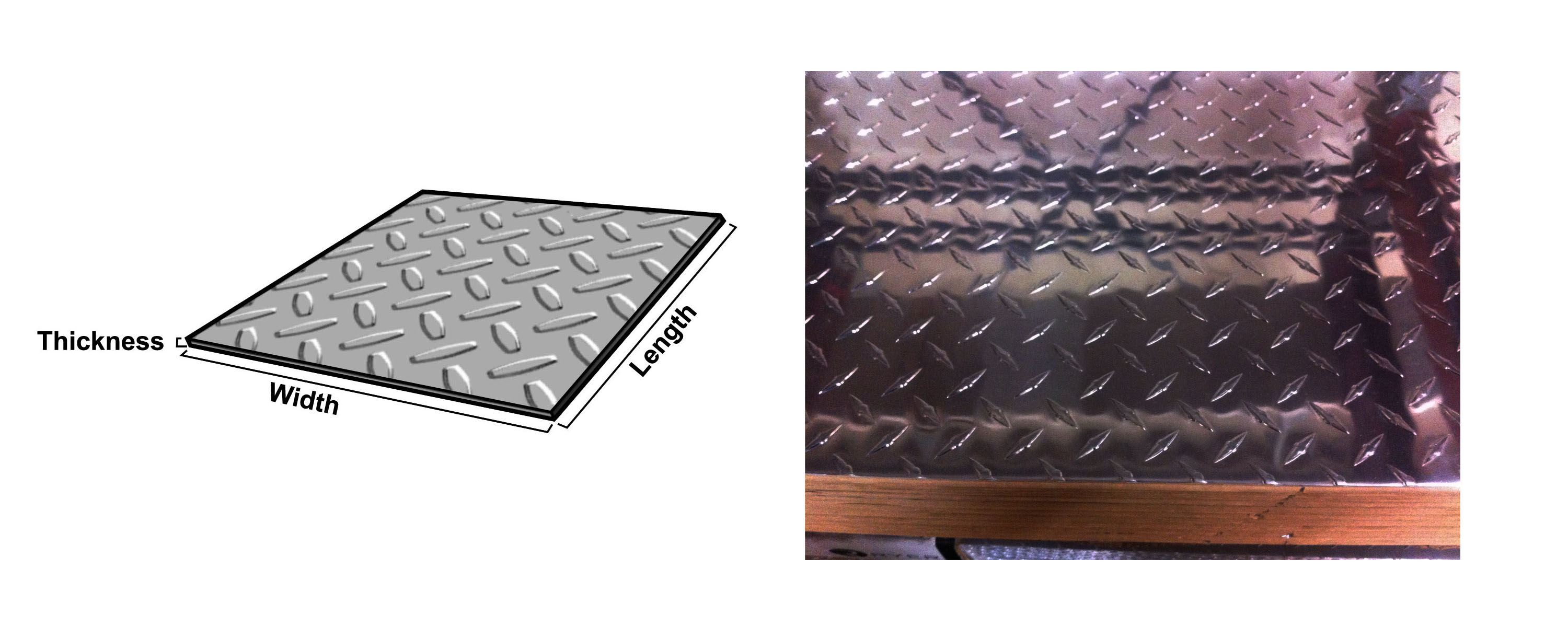 5083 5052 3003 Aluminum Bright Surface Diamond Checkered Checker Aluminium Tread Plate